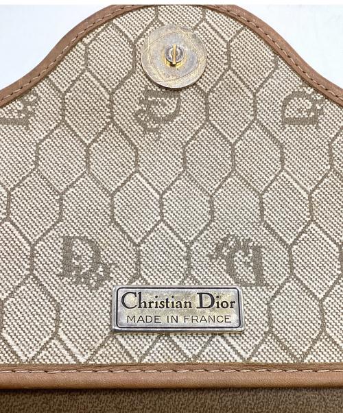 Christian Dior（クリスチャン ディオール）Christian Dior (クリスチャン ディオール) ハニカム ショルダーバッグ ベージュの古着・服飾アイテム