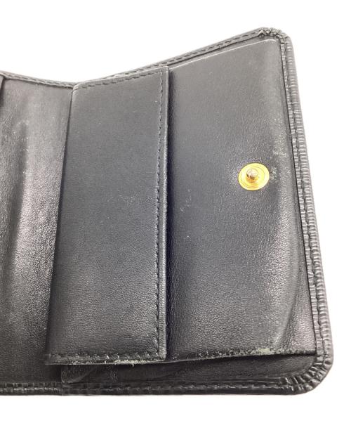 PRADA（プラダ）PRADA (プラダ) 3つ折り財布 ブラックの古着・服飾アイテム
