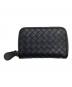 BOTTEGA VENETA (ボッテガベネタ) イントレチャート ラウンドジップ カードケース グレー：12000円