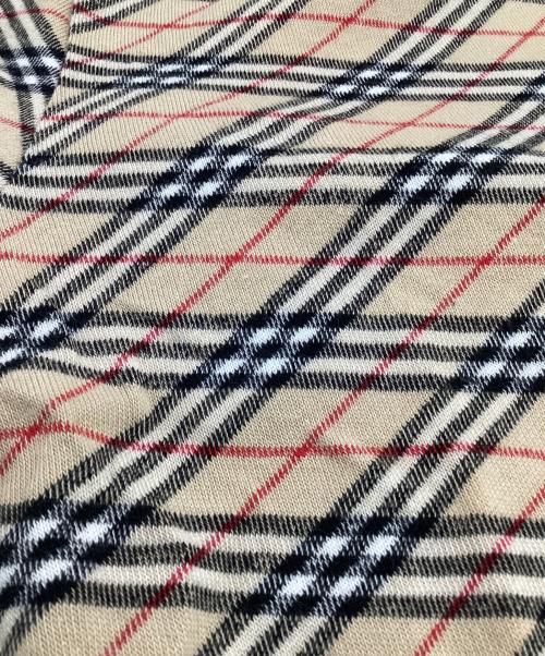 BURBERRY BLUE LABEL（バーバリー ブルー レーベル）BURBERRY BLUE LABEL (バーバリー ブルー レーベル) コットンハイゲージ 半袖ニット ベージュ サイズ:Mの古着・服飾アイテム