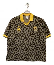 PUMA×SASQUATCHfabrix.（プーマ×サスクワッチファブリックス）の古着「別注 SOCCER SHIRT（サッカーシャツ）」｜ベージュ