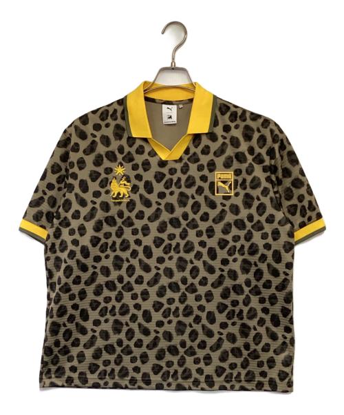 PUMA（プーマ）PUMA (プーマ) SASQUATCHfabrix. (サスクワッチファブリックス) 別注 SOCCER SHIRT（サッカーシャツ） ベージュ サイズ:Mの古着・服飾アイテム