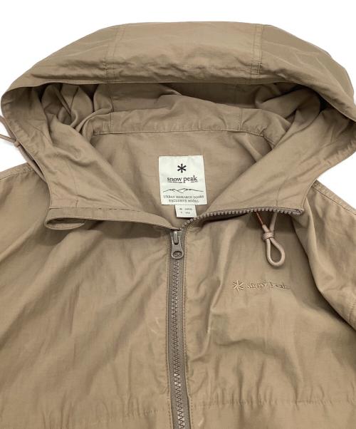 Snow peak（スノーピーク）Snow peak (スノーピーク) URBAN RESEARCH DOORS (アーバンリサーチドアーズ) WEATHER LIGHT PARKA（ウェザー ライト パーカ） ベージュ サイズ:Mの古着・服飾アイテム