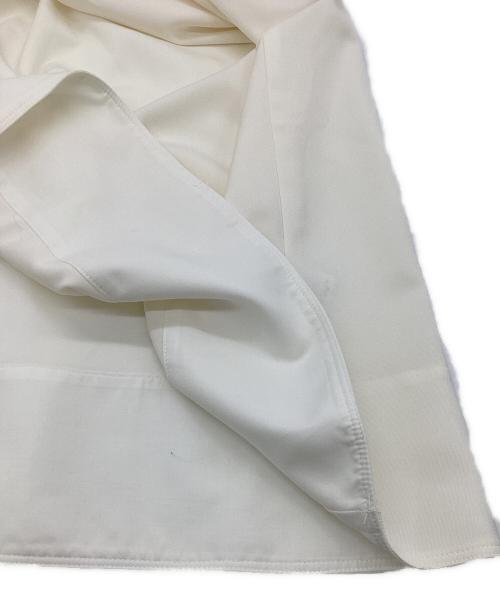 BALLSEY（ボールジィ）BALLSEY (ボールジィ) 2-wayストレッチタイ付きスタンドカラーブラウス アイボリー サイズ:36の古着・服飾アイテム
