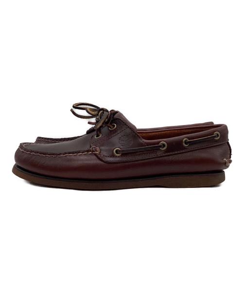 Timberland（ティンバーランド）Timberland (ティンバーランド) CLASSIC 2EYE BOAT（クラシック ツーアイ ボートシューズ） ダークブラウン サイズ:7.5Wの古着・服飾アイテム