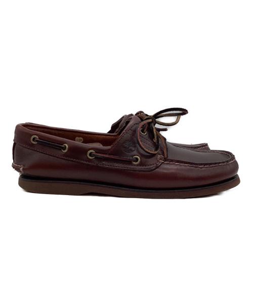 Timberland（ティンバーランド）Timberland (ティンバーランド) CLASSIC 2EYE BOAT（クラシック ツーアイ ボートシューズ） ダークブラウン サイズ:7.5Wの古着・服飾アイテム