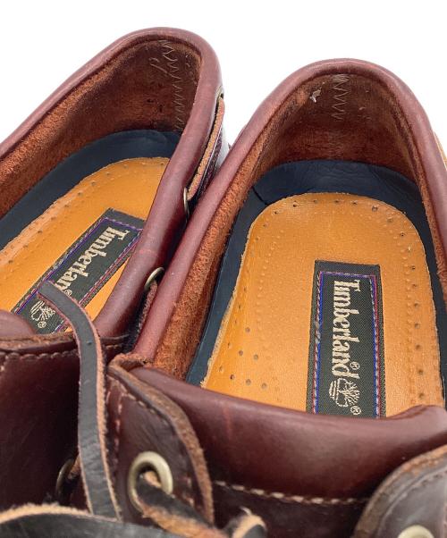 Timberland（ティンバーランド）Timberland (ティンバーランド) CLASSIC 2EYE BOAT（クラシック ツーアイ ボートシューズ） ダークブラウン サイズ:7.5Wの古着・服飾アイテム