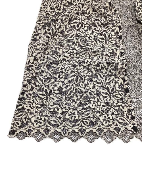 ROSE BUD（ローズバッド）ROSE BUD (ローズバッド) mag.by c (マグバイシー) LACE SLEEVELESS DRESS（レース スリーブレス ドレス） グレー サイズ:ONESIZEの古着・服飾アイテム