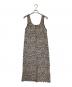 ROSE BUD（ローズバッド）の古着「LACE SLEEVELESS DRESS（レース スリーブレス ドレス）」｜グレー