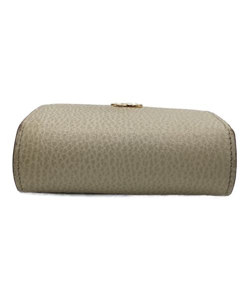 GUCCI（グッチ）GUCCI (グッチ) ダブルG バイカラー ミディアム ウォレット アイボリーの古着・服飾アイテム