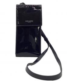 Saint Laurent Paris（サンローランパリ）の古着「スマートフォンポーチ」｜ネイビー