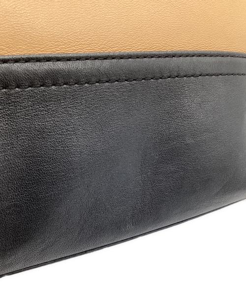 COACH（コーチ）COACH (コーチ) 2WAY ショルダーバッグ ブラック×ブラウンの古着・服飾アイテム