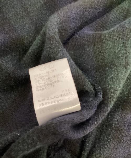 FRED PERRY（フレッドペリー）FRED PERRY (フレッドペリー) ベロアトラックジャケット ネイビー×グリーン サイズ:O（JASPO）の古着・服飾アイテム
