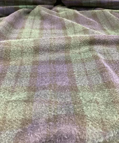 FRED PERRY（フレッドペリー）FRED PERRY (フレッドペリー) ベロアトラックジャケット ネイビー×グリーン サイズ:O（JASPO）の古着・服飾アイテム
