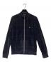 FRED PERRY（フレッドペリー）の古着「ベロアトラックジャケット」｜ネイビー×グリーン