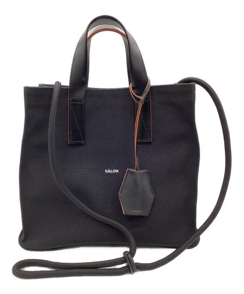 hALON（アーロン）hALON (アーロン) HOLIDAY MINI-TOTE（ホリディ ミニトートバッグ） ブラックの古着・服飾アイテム