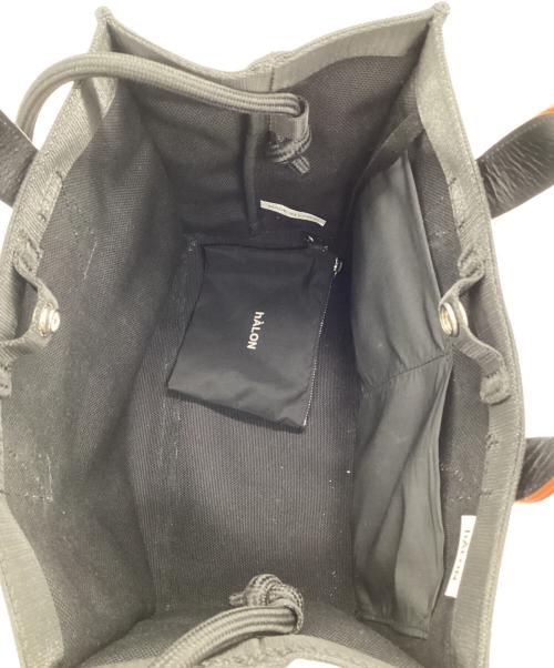 hALON（アーロン）hALON (アーロン) HOLIDAY MINI-TOTE（ホリディ ミニトートバッグ） ブラックの古着・服飾アイテム