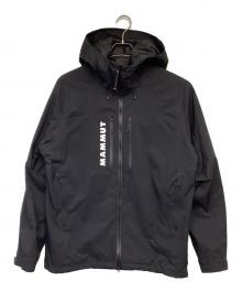 MAMMUT（マムート）の古着「ハードシェルサーモフーデッドジャケット」｜ブラック