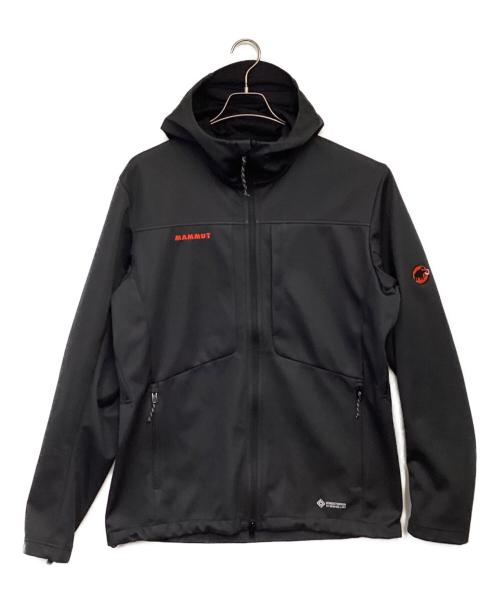 MAMMUT（マムート）MAMMUT (マムート) アルティメイト 8 ソフトシェル フーデッド ジャケット ブラック サイズ:XLの古着・服飾アイテム