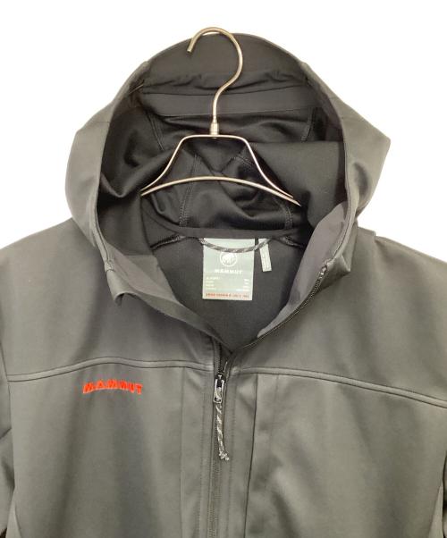 MAMMUT（マムート）MAMMUT (マムート) アルティメイト 8 ソフトシェル フーデッド ジャケット ブラック サイズ:XLの古着・服飾アイテム