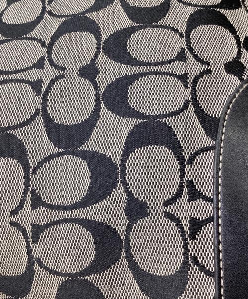 COACH（コーチ）COACH (コーチ) シグネチャー ショルダーバッグ ブラックの古着・服飾アイテム