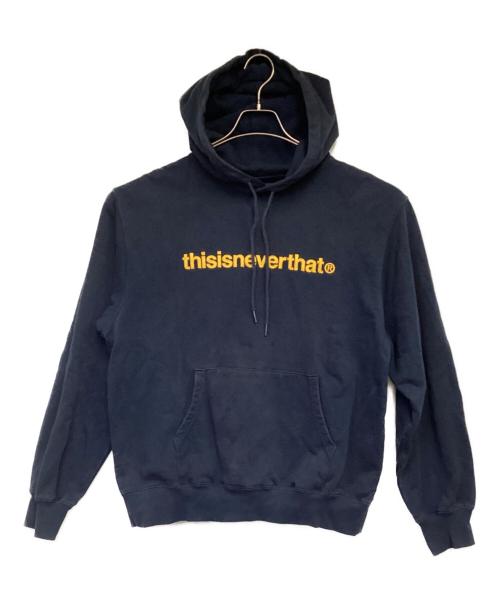 thisisneverthat（ディスイズネバーザット）thisisneverthat (ディスイズネバーザット) T-Logo Hoodie（T-ロゴ フーディー） ネイビー サイズ:Mの古着・服飾アイテム