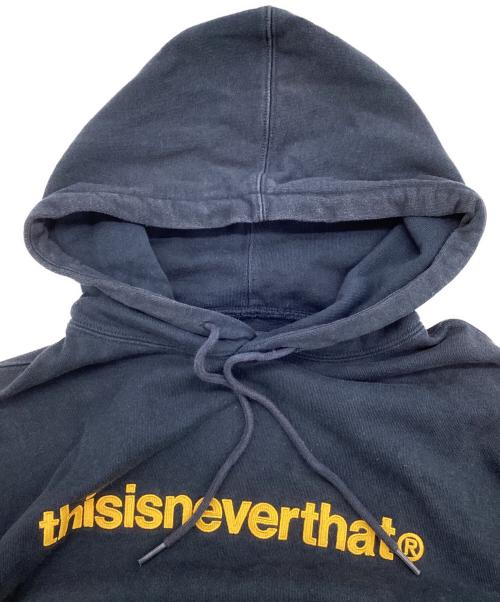 thisisneverthat（ディスイズネバーザット）thisisneverthat (ディスイズネバーザット) T-Logo Hoodie（T-ロゴ フーディー） ネイビー サイズ:Mの古着・服飾アイテム