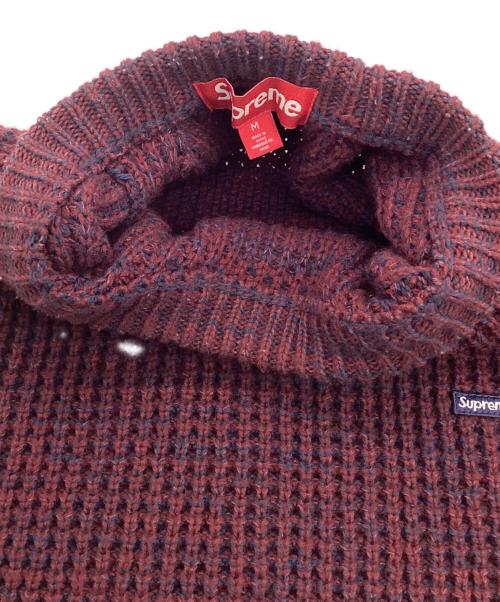 SUPREME（シュプリーム）SUPREME (シュプリーム) Waffle Small Box Sweater（ワッフル スモール ボックス セーター） バーガンディー サイズ:Mの古着・服飾アイテム