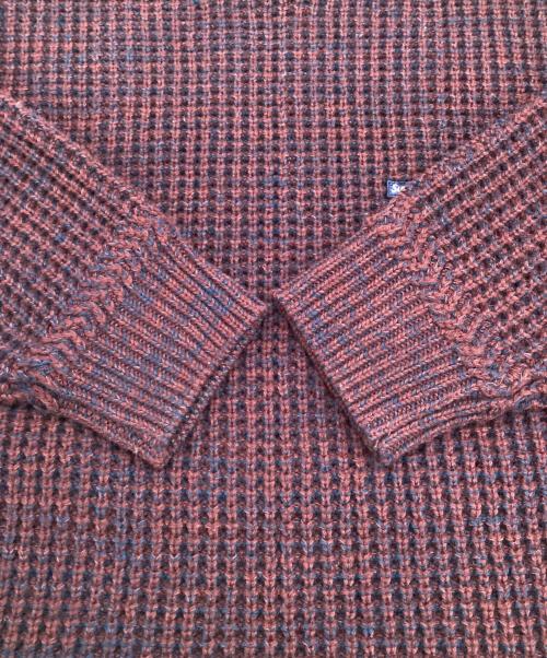 SUPREME（シュプリーム）SUPREME (シュプリーム) Waffle Small Box Sweater（ワッフル スモール ボックス セーター） バーガンディー サイズ:Mの古着・服飾アイテム