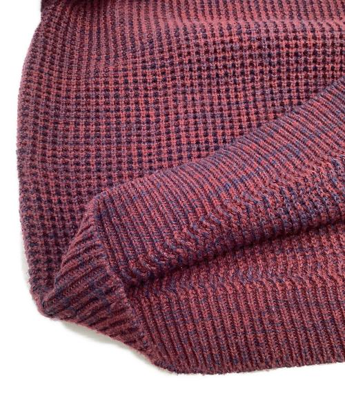 SUPREME（シュプリーム）SUPREME (シュプリーム) Waffle Small Box Sweater（ワッフル スモール ボックス セーター） バーガンディー サイズ:Mの古着・服飾アイテム