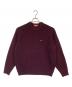 SUPREME（シュプリーム）の古着「Waffle Small Box Sweater（ワッフル スモール ボックス セーター）」｜バーガンディー