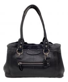 COACH（コーチ）の古着「ぺネロピ レザー ショッパー」｜ブラック