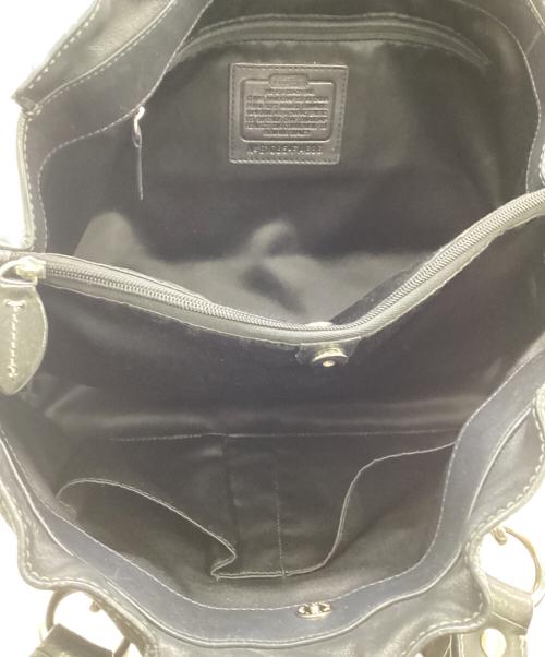 COACH（コーチ）COACH (コーチ) ぺネロピ レザー ショッパー ブラックの古着・服飾アイテム