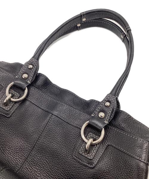 COACH（コーチ）COACH (コーチ) ぺネロピ レザー ショッパー ブラックの古着・服飾アイテム