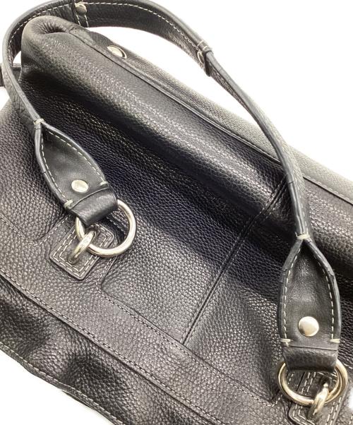 COACH（コーチ）COACH (コーチ) ぺネロピ レザー ショッパー ブラックの古着・服飾アイテム
