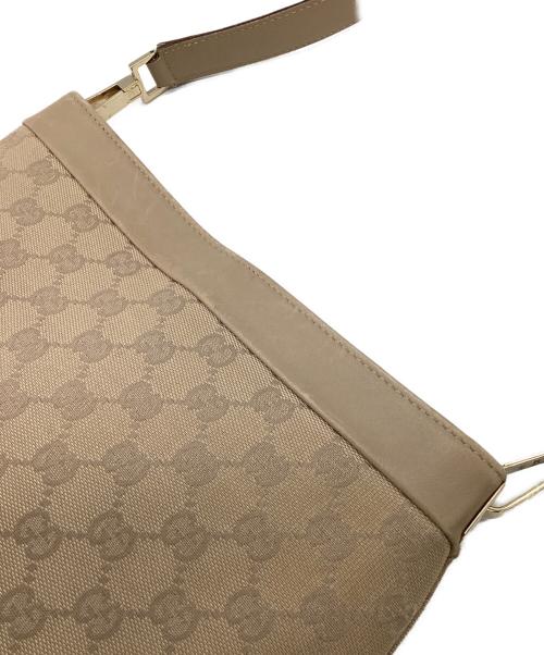 GUCCI（グッチ）GUCCI (グッチ) GGキャンバス ワンショルダーバッグ ベージュの古着・服飾アイテム
