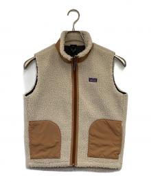 Patagonia（パタゴニア）の古着「Kids RetroX Vest（キッズ レトロX ベスト）」｜ベージュ×ブラウン