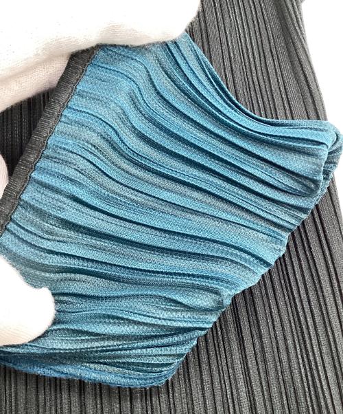 PLEATS PLEASE（プリーツプリーズ）PLEATS PLEASE (プリーツプリーズ) プリーツカーディガン グリーン サイズ:3の古着・服飾アイテム