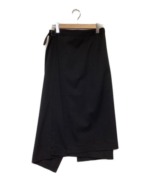 tricot COMME des GARCONS（トリココムデギャルソン）tricot COMME des GARCONS (トリココムデギャルソン) ラップスカート ブラック サイズ:Mの古着・服飾アイテム