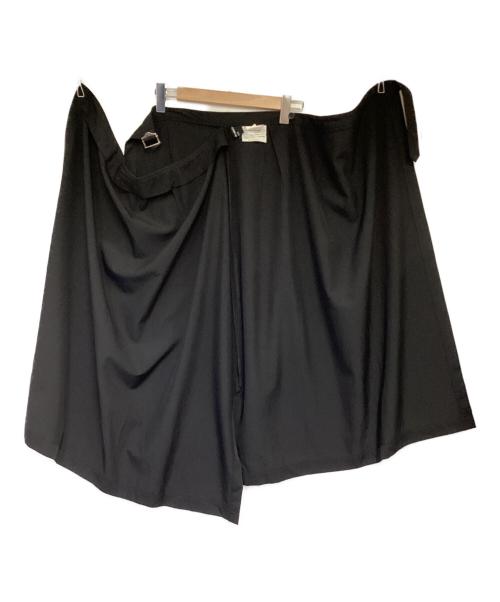tricot COMME des GARCONS（トリココムデギャルソン）tricot COMME des GARCONS (トリココムデギャルソン) ラップスカート ブラック サイズ:Mの古着・服飾アイテム
