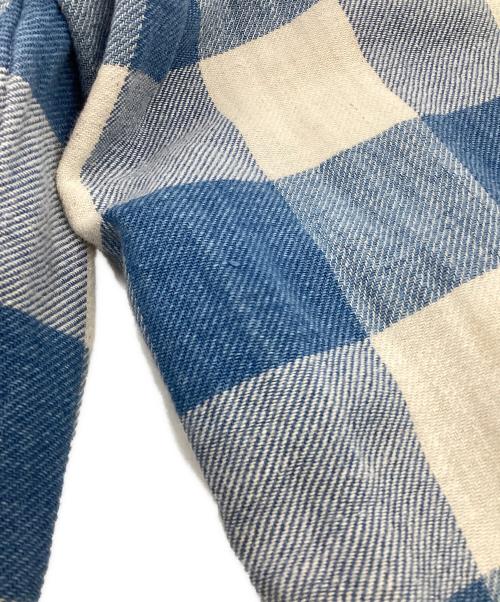 RRL（ダブルアールエル）RRL (ダブルアールエル) ウエスタン シャツ アイボリー×ブルー サイズ:Mの古着・服飾アイテム