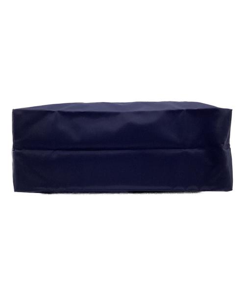 LONGCHAMP（ロンシャン）LONGCHAMP (ロンシャン) ル プリアージュ CABAS（カバス）トートバッグ ネイビー×ブラウンの古着・服飾アイテム