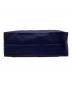 中古・古着 LONGCHAMP (ロンシャン) ル プリアージュ CABAS（カバス）トートバッグ ネイビー×ブラウン：7000円