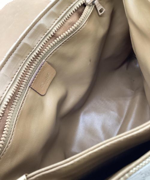 CELINE（セリーヌ）CELINE (セリーヌ) マカダム柄 ショルダーバッグ ベージュの古着・服飾アイテム