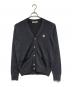 maison kitsune（メゾンキツネ）の古着「FOX HEAD PATCH CLASSIC CARDIGAN」｜グレー
