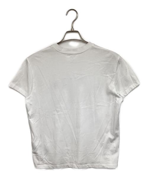 AMI PARIS（アミ パリス）AMI PARIS (アミ パリス) SMALL HEART LOGO HALF T-SHIRTS ホワイト サイズ:Sの古着・服飾アイテム