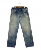 AURALEEオーラリー）の古着「SELVEDGE FADED HEAVY DENIM PAINTER PANTS（セルビッジ フェーデッド ヘビー デニム ペインター パンツ）」｜インディゴ