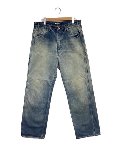 AURALEE（オーラリー）AURALEE (オーラリー) SELVEDGE FADED HEAVY DENIM PAINTER PANTS（セルビッジ フェーデッド ヘビー デニム ペインター パンツ） インディゴ サイズ:4の古着・服飾アイテム