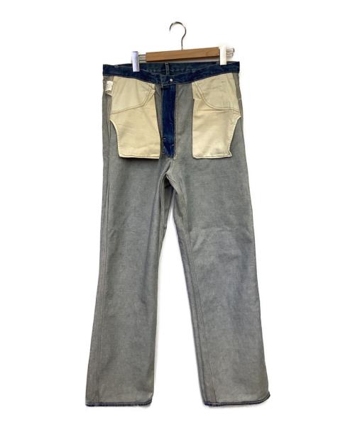 AURALEE（オーラリー）AURALEE (オーラリー) SELVEDGE FADED HEAVY DENIM PAINTER PANTS（セルビッジ フェーデッド ヘビー デニム ペインター パンツ） インディゴ サイズ:4の古着・服飾アイテム