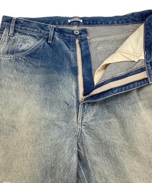 AURALEE（オーラリー）AURALEE (オーラリー) SELVEDGE FADED HEAVY DENIM PAINTER PANTS（セルビッジ フェーデッド ヘビー デニム ペインター パンツ） インディゴ サイズ:4の古着・服飾アイテム
